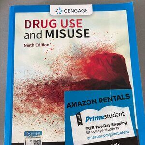 Master's degree level textbook titled "Drug use and Misuse" (Used)